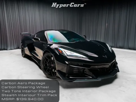 Black 2024 Chevrolet Corvette Z06 for sale in New Albany, IN