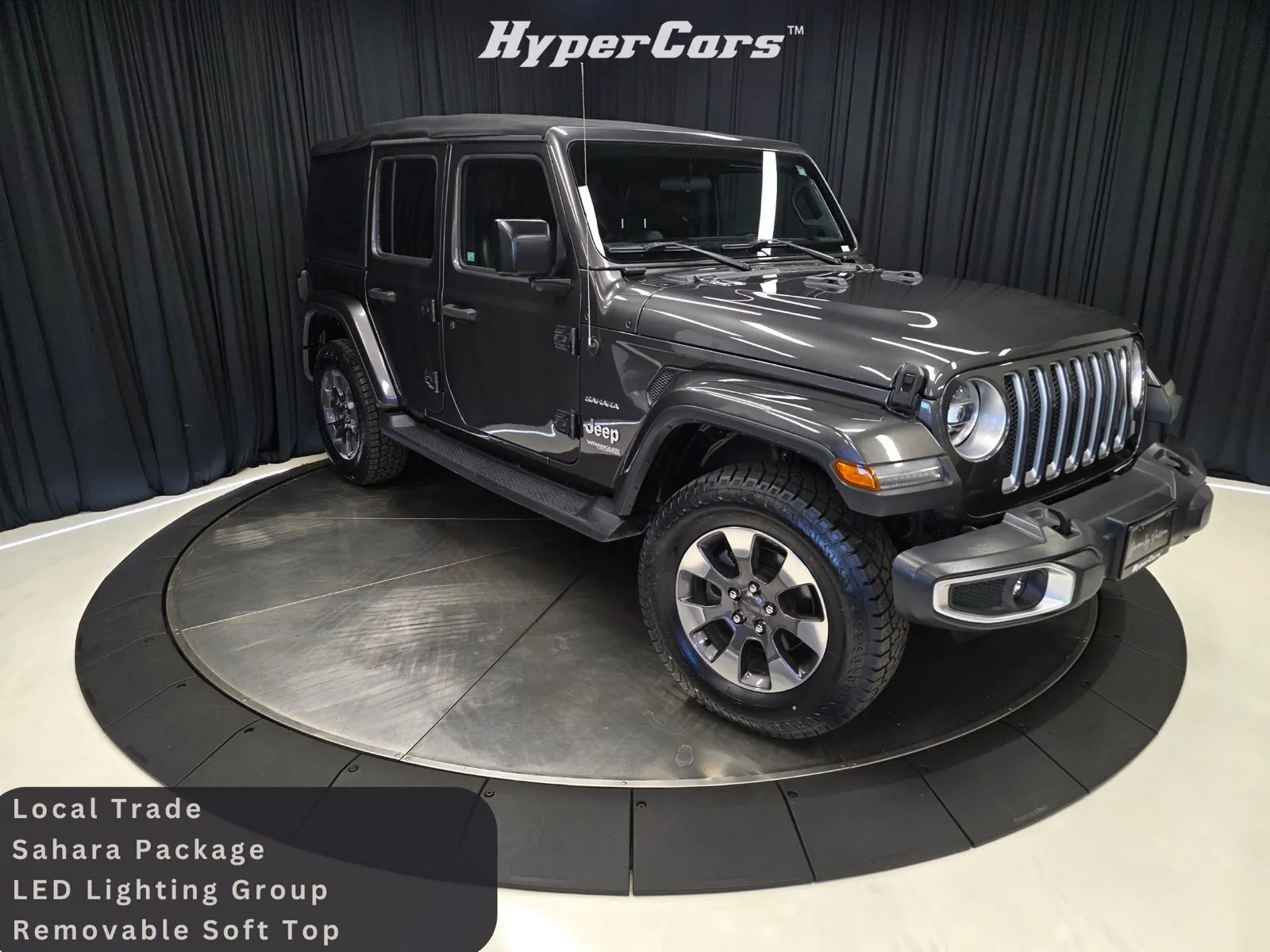 Gray 2018 Jeep Wrangler Unlimited Sahara for sale in New Albany, IN