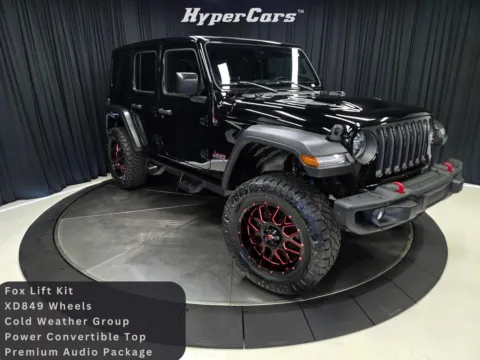 Black 2019 Jeep Wrangler Unlimited Rubicon for sale in New Albany, IN