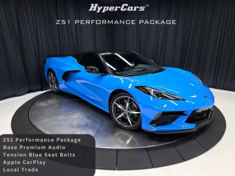 Blue 2021 Chevrolet Corvette Stingray for sale in New Albany, IN
