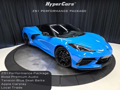 Blue 2021 Chevrolet Corvette Stingray for sale in New Albany, IN