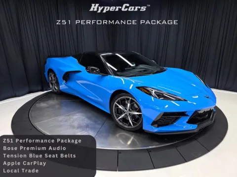 Blue 2021 Chevrolet Corvette Stingray for sale in New Albany, IN