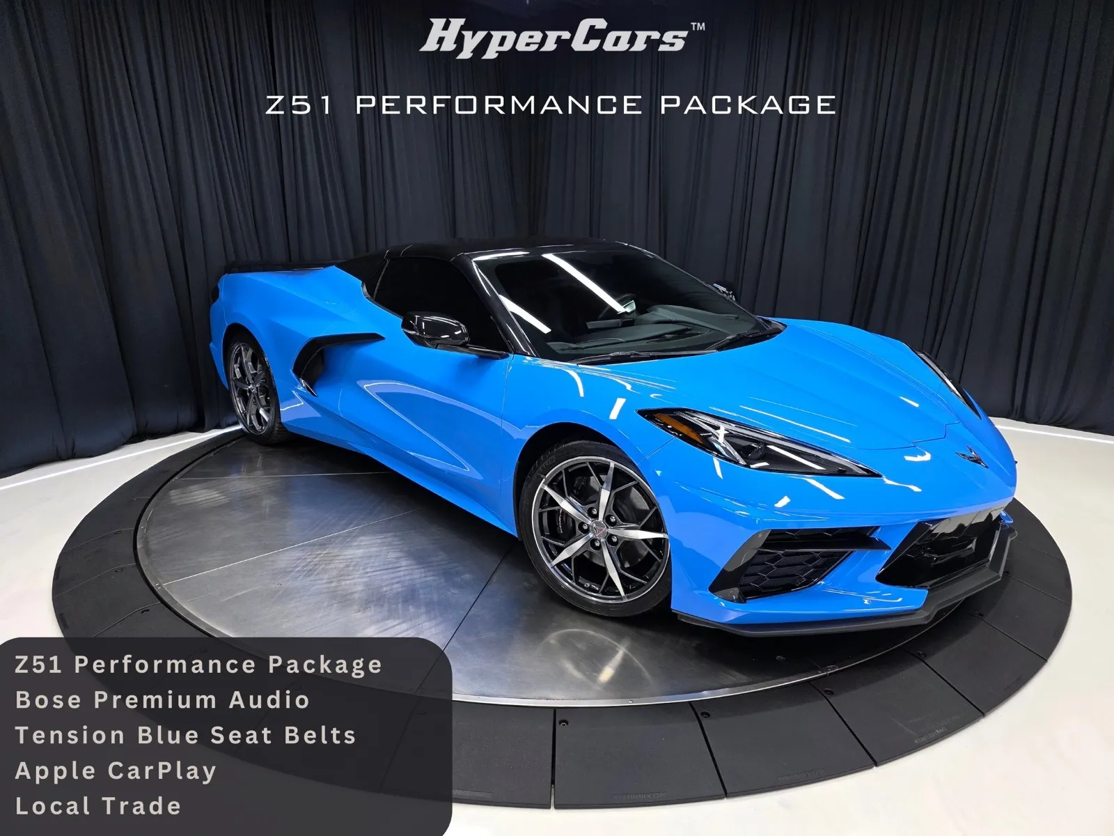 Blue 2021 Chevrolet Corvette Stingray for sale in New Albany, IN