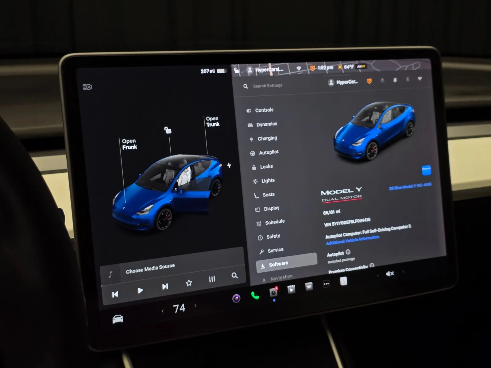 Another view of 2020 Tesla Model Y Performance for sale in New Albany, IN at HyperCars