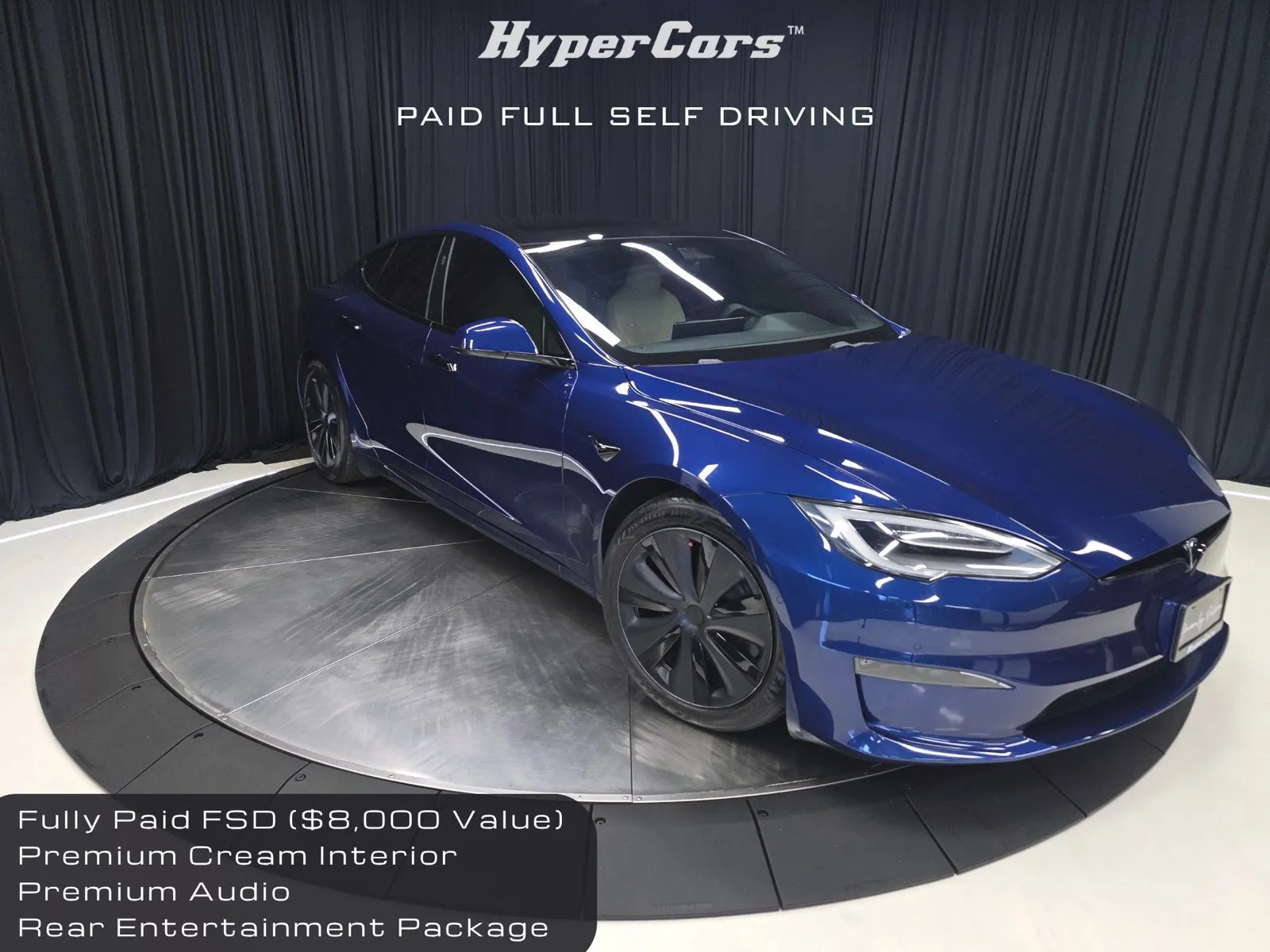 Blue 2021 Tesla Model S Long Range for sale in New Albany, IN