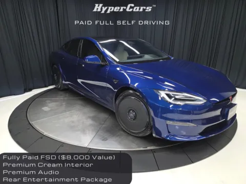 Blue 2021 Tesla Model S Long Range for sale in New Albany, IN