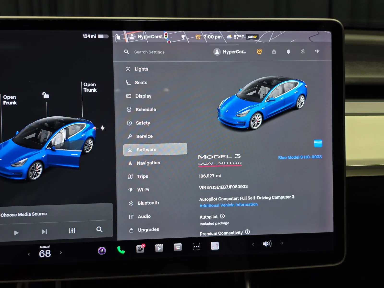 Another view of 2018 Tesla Model 3 Performance for sale in New Albany, IN at HyperCars