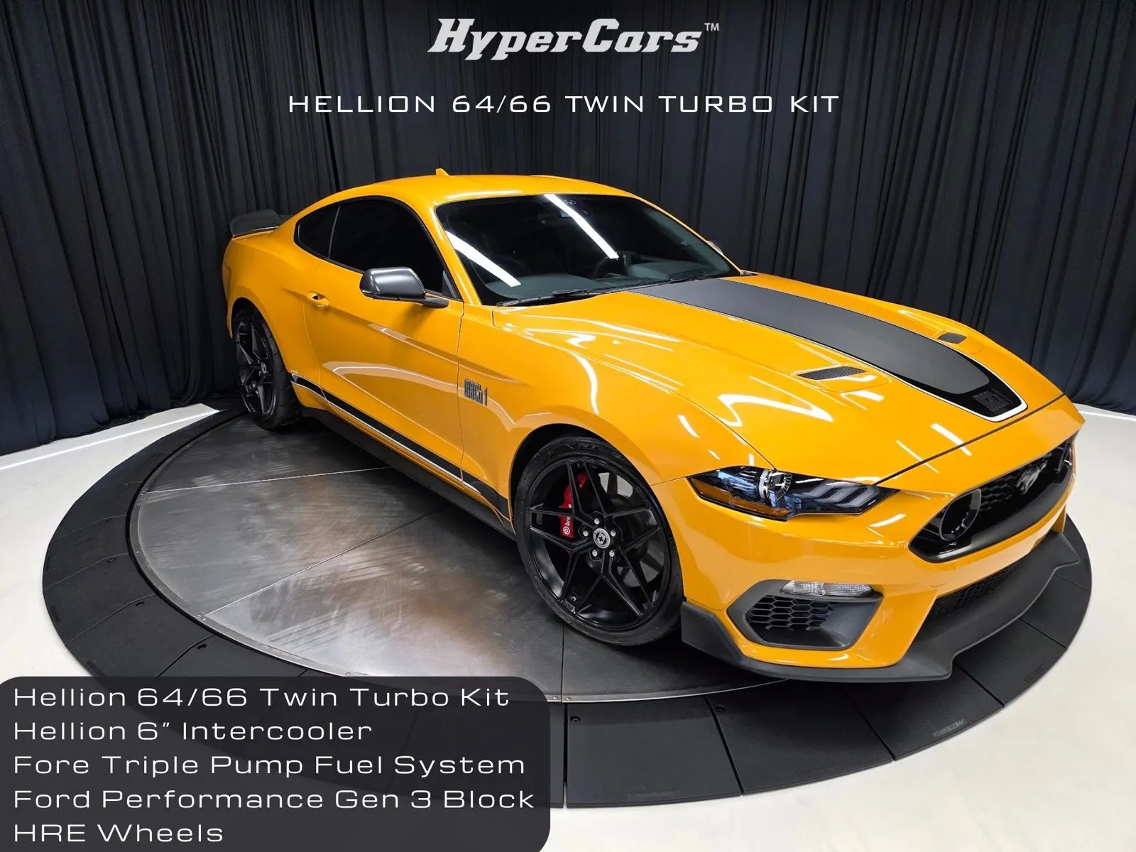 Orange 2022 Ford Mustang Mach 1 for sale in New Albany, IN