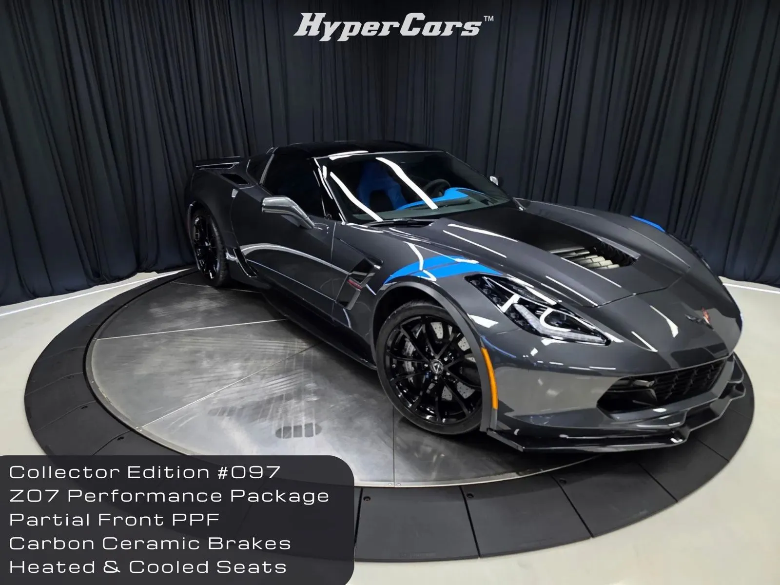 Gray 2017 Chevrolet Corvette Grand Sport for sale in New Albany, IN