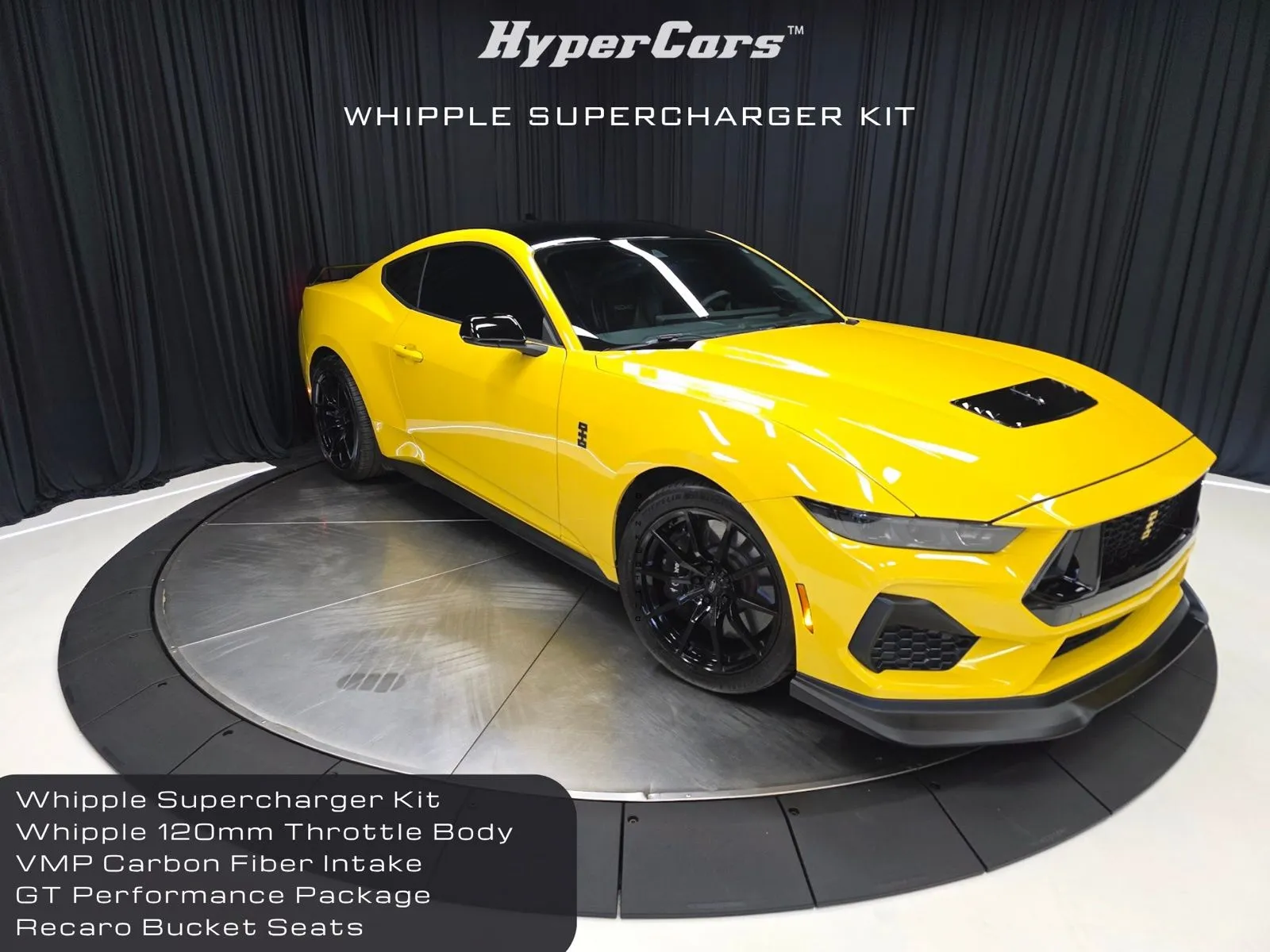 Yellow 2024 Ford Mustang GT Premium for sale in New Albany, IN
