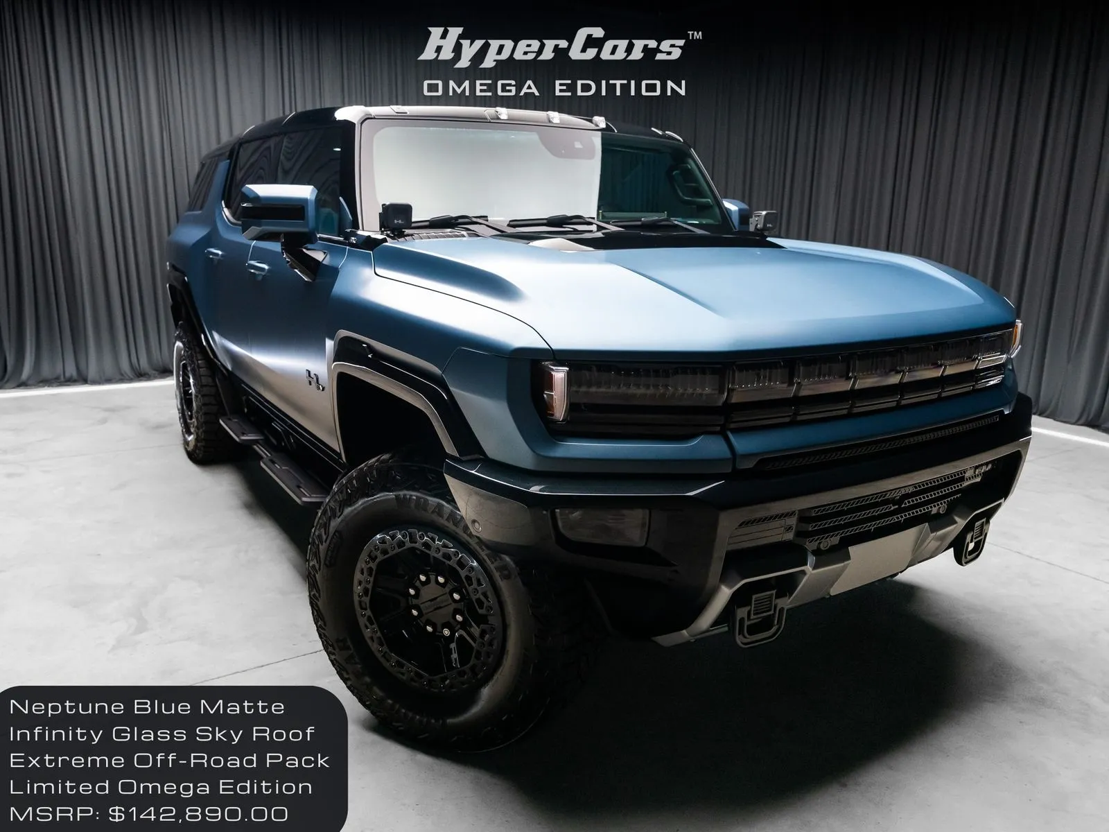 Blue 2024 GMC Hummer EV SUV 3X for sale in New Albany, IN