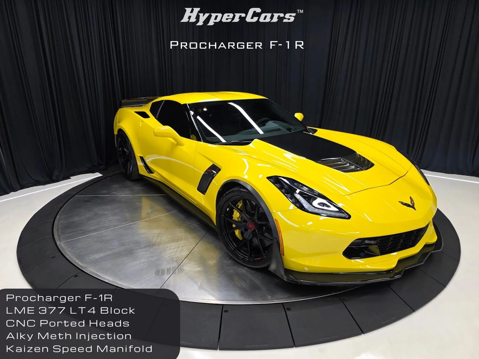 Yellow 2016 Chevrolet Corvette Z06 for sale in New Albany, IN