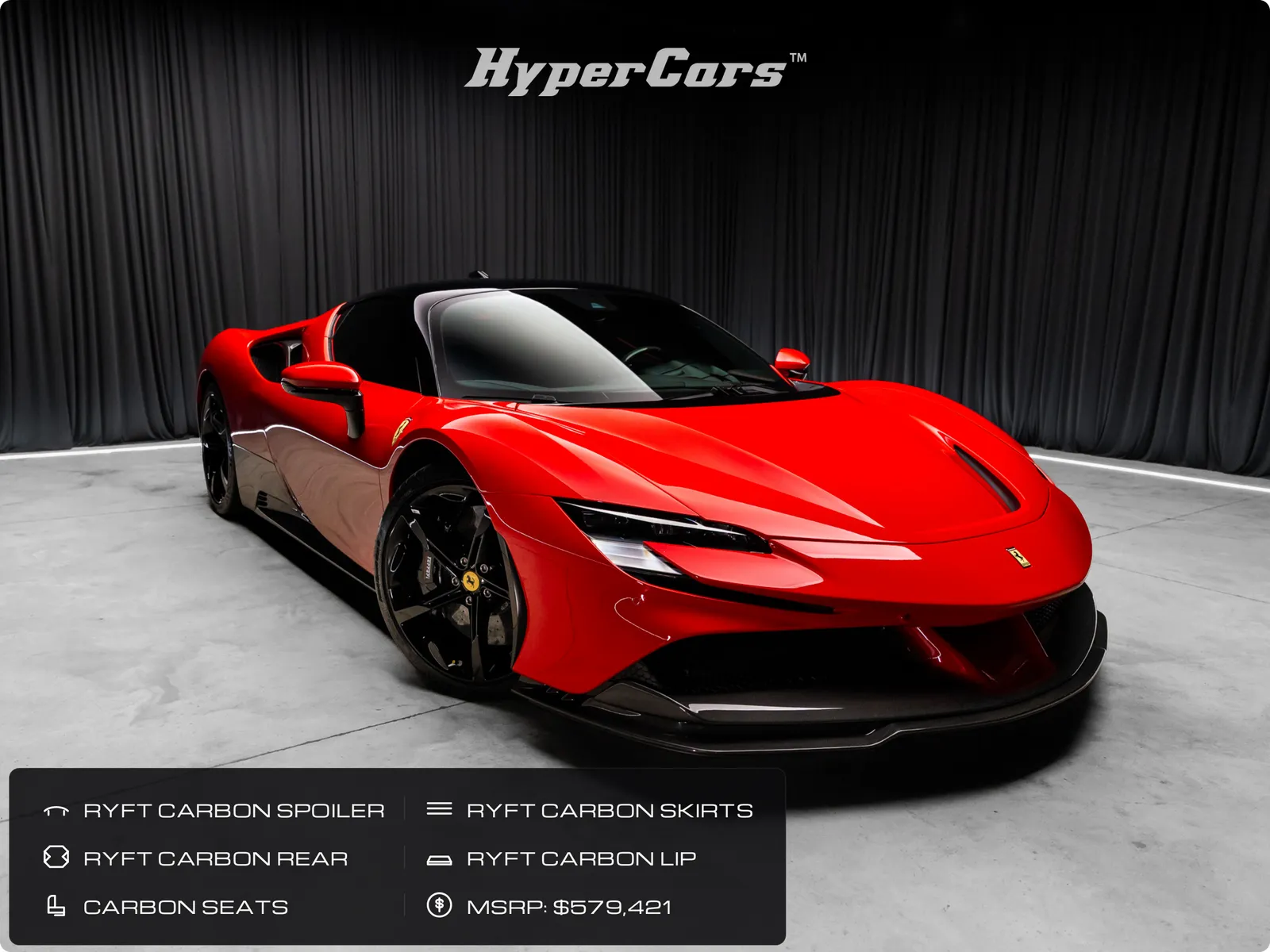 Gray 2021 Ferrari SF90 Stradale for sale in New Albany, IN