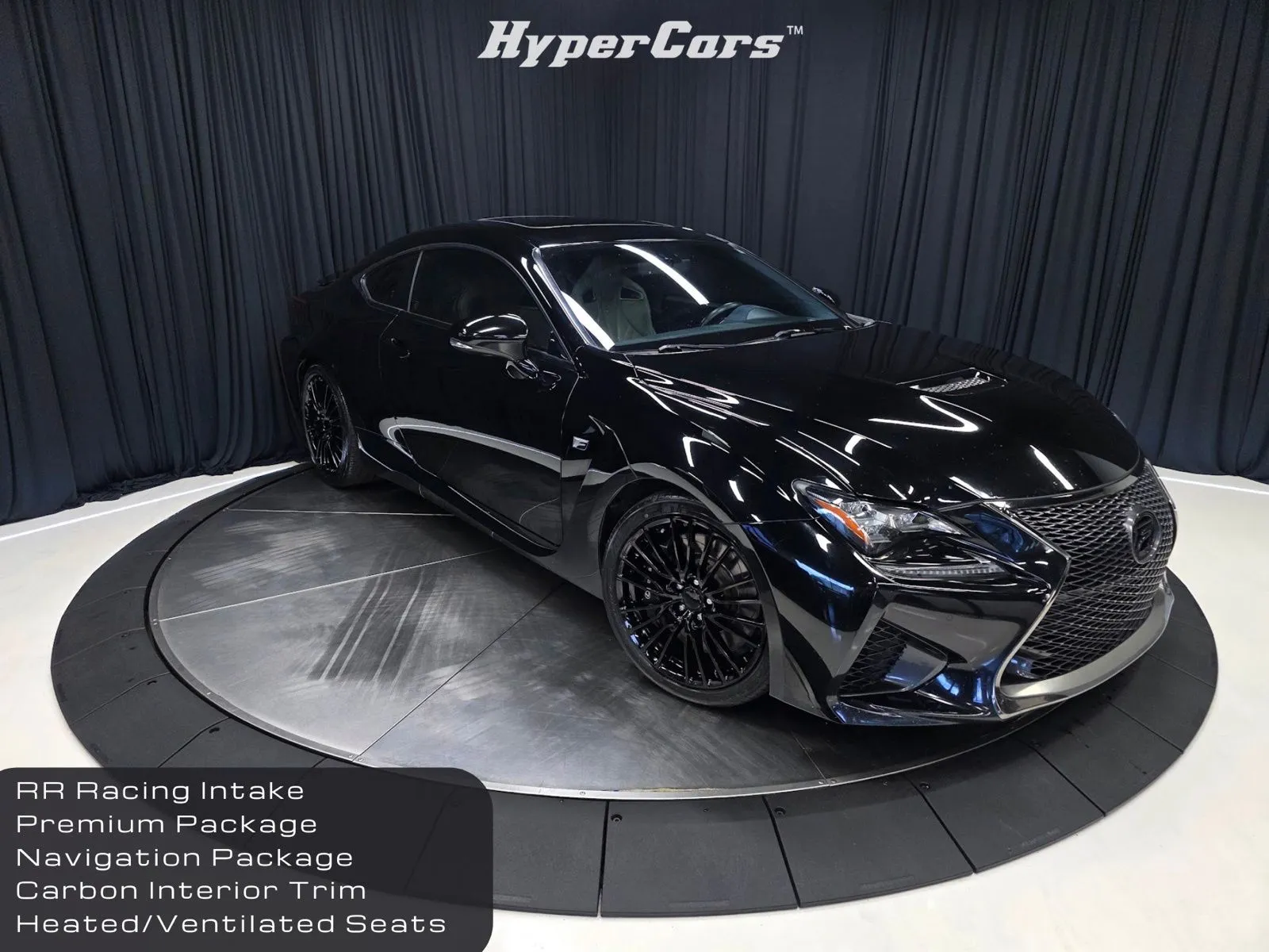 Black 2015 Lexus RC F for sale in New Albany, IN