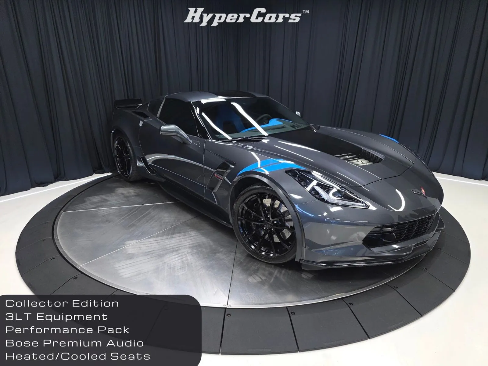 Gray 2017 Chevrolet Corvette Grand Sport for sale in New Albany, IN