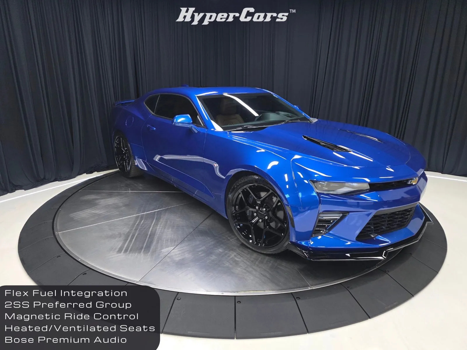 Blue 2017 Chevrolet Camaro SS for sale in New Albany, IN