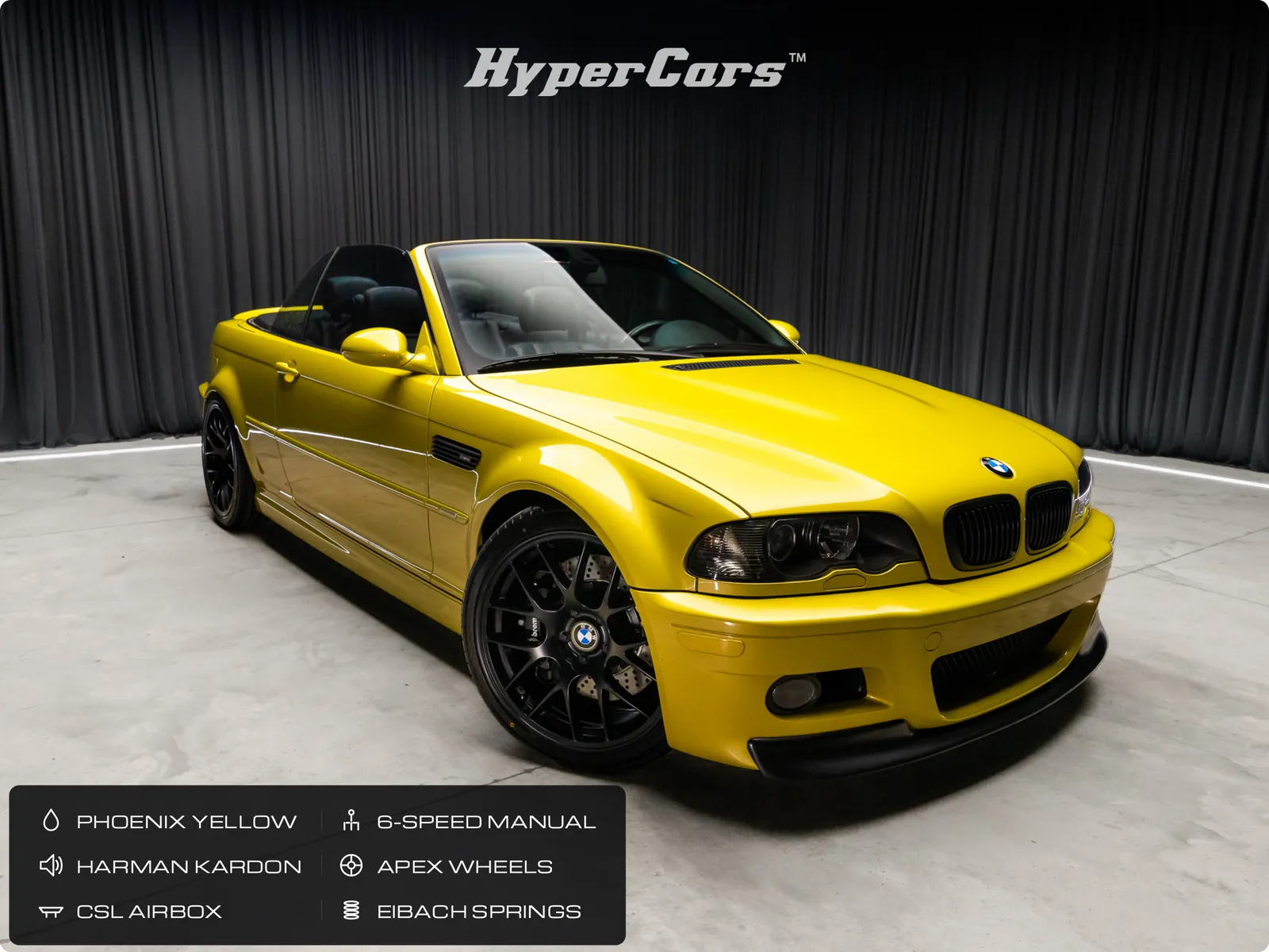 Yellow 2005 BMW M3 for sale in New Albany, IN