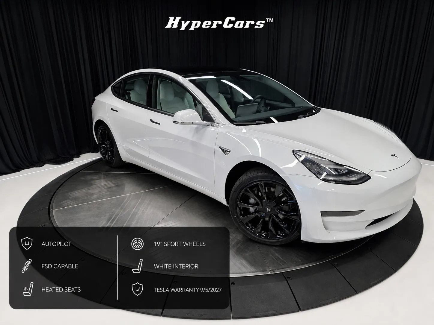 White 2019 Tesla Model 3 Standard Range Plus for sale in New Albany, IN