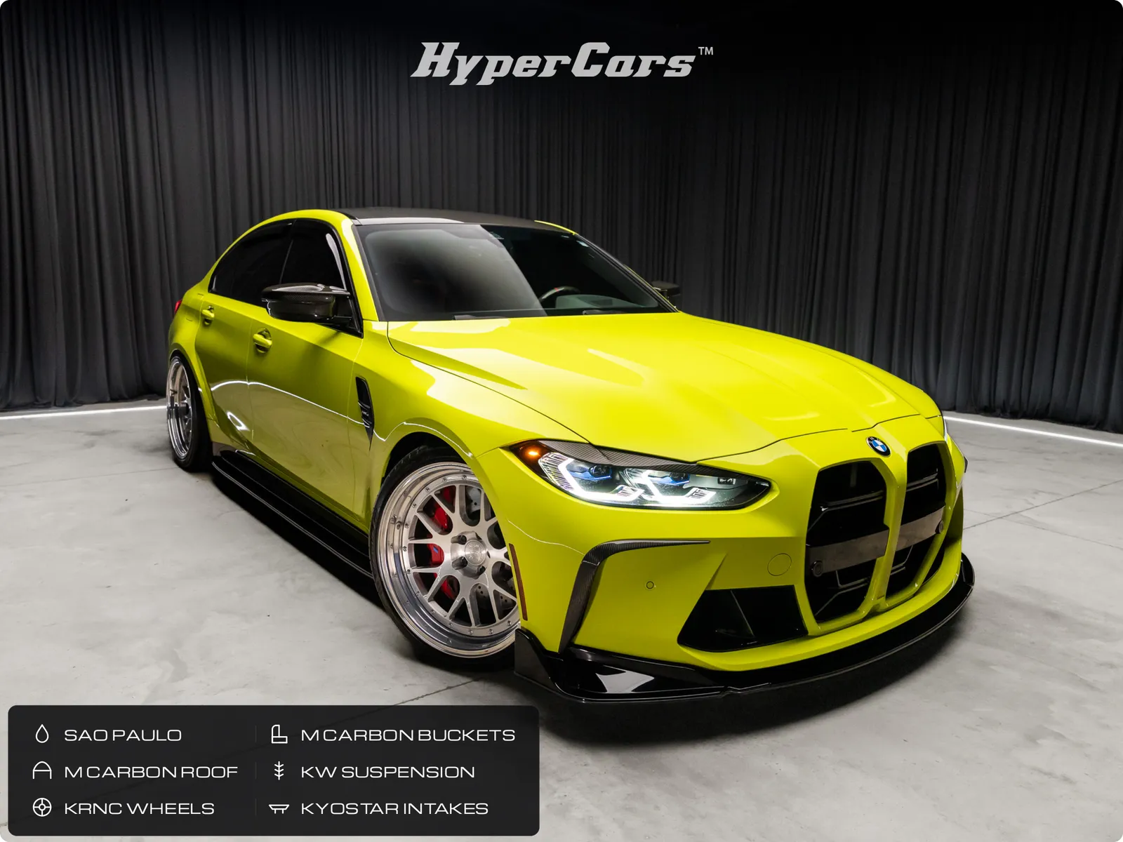Yellow 2022 BMW M3 for sale in New Albany, IN