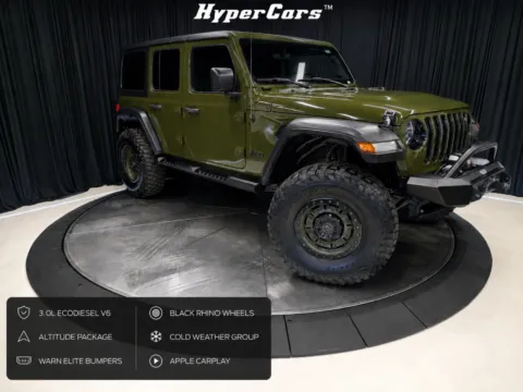 Green 2021 Jeep Wrangler Unlimited Sport Altitude for sale in New Albany, IN