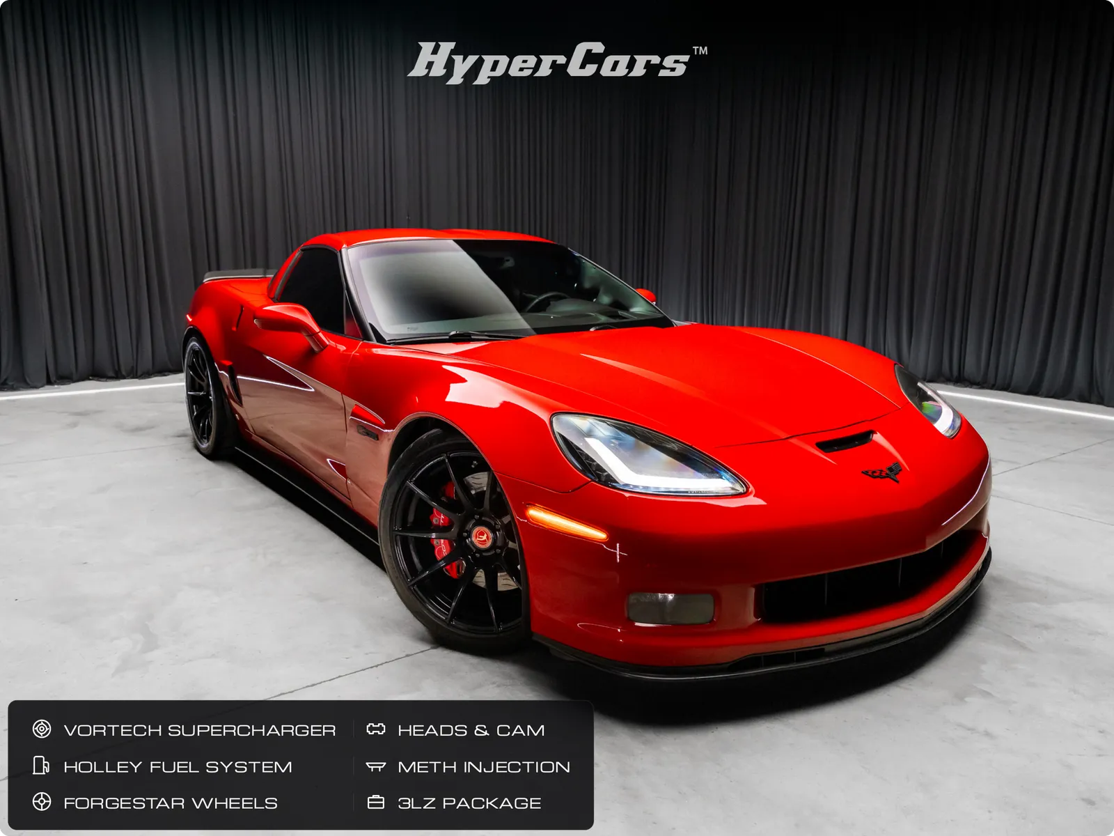 Red 2009 Chevrolet Corvette Z06 for sale in New Albany, IN