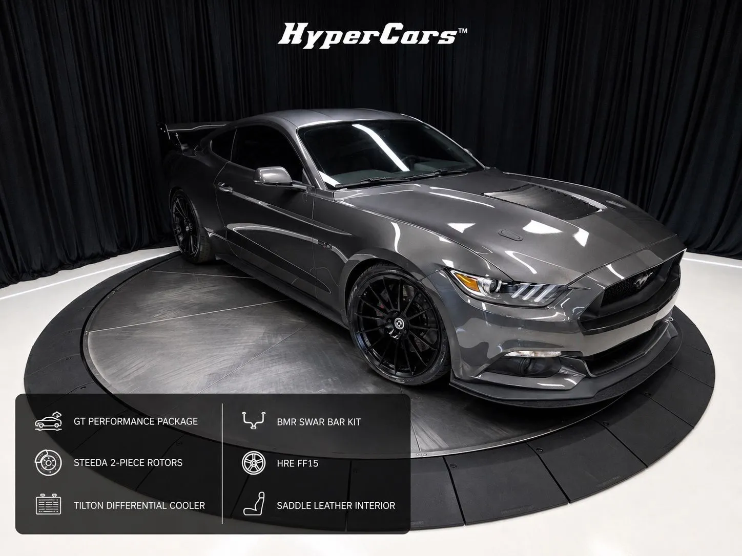 Gray 2015 Ford Mustang GT Premium for sale in New Albany, IN