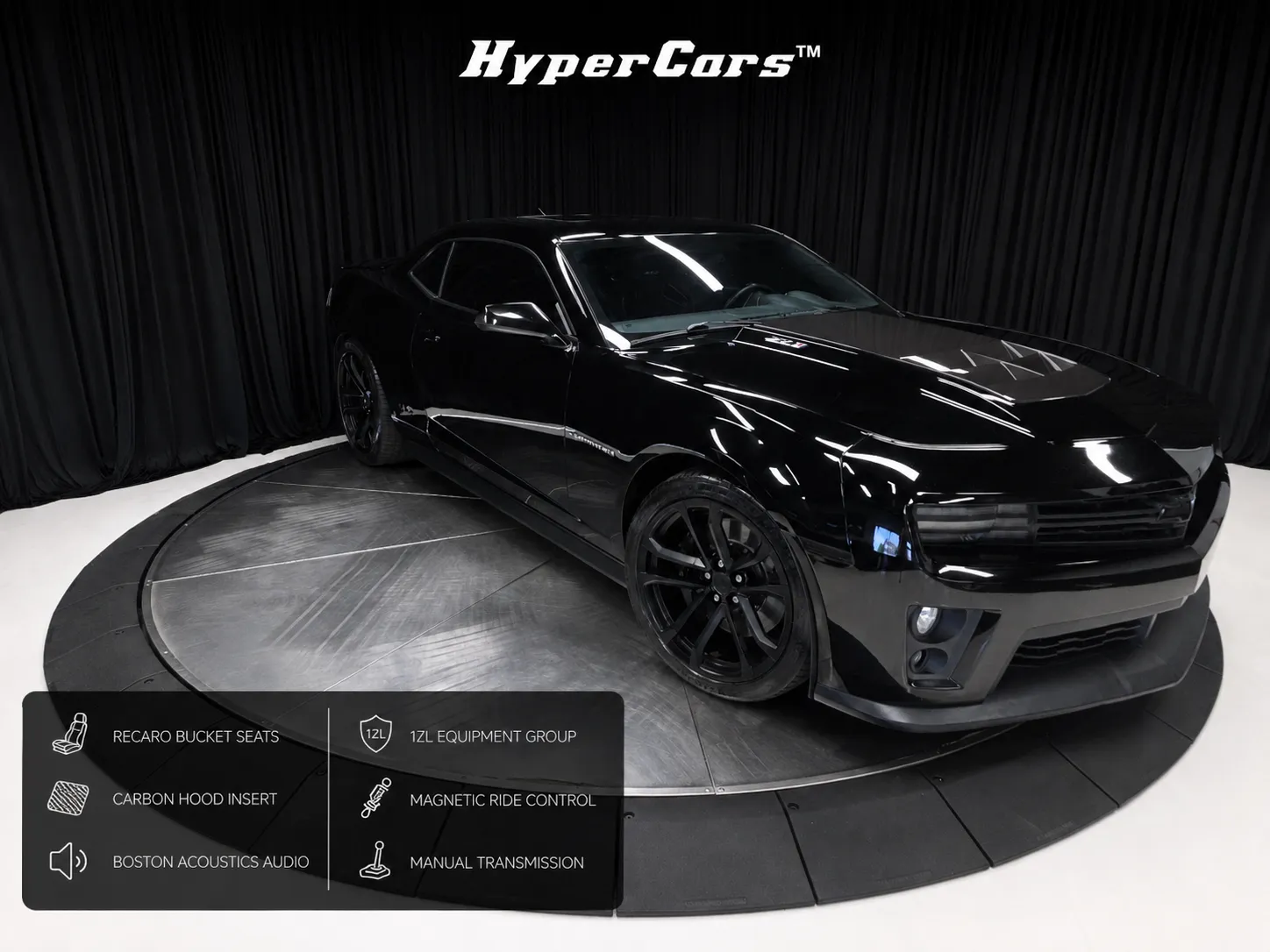 Black 2015 Chevrolet Camaro ZL1 for sale in New Albany, IN