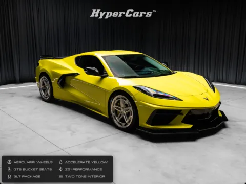 Yellow 2023 Chevrolet Corvette Stingray for sale in New Albany, IN