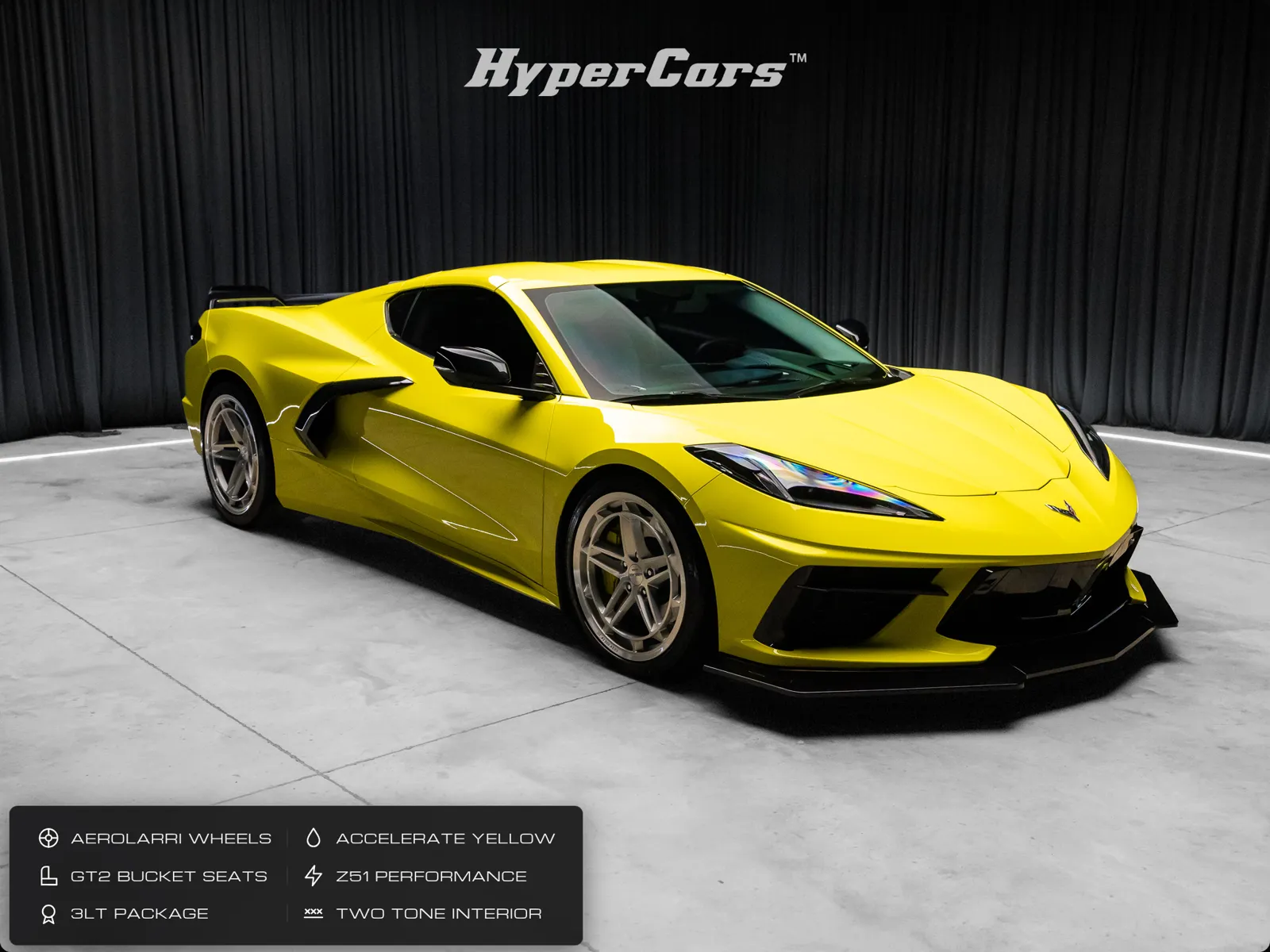 Yellow 2023 Chevrolet Corvette Stingray for sale in New Albany, IN
