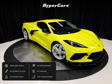 Yellow 2023 Chevrolet Corvette Stingray for sale in New Albany, IN