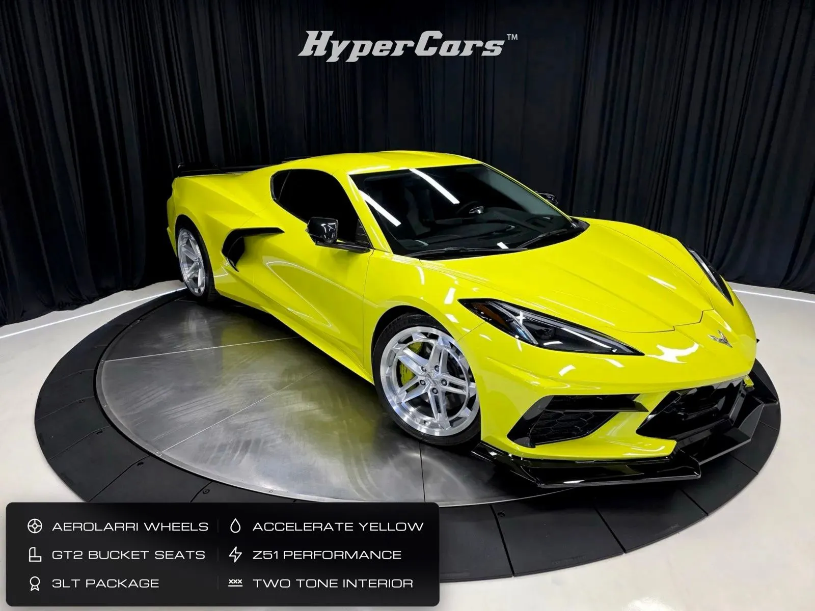 Yellow 2023 Chevrolet Corvette Stingray for sale in New Albany, IN