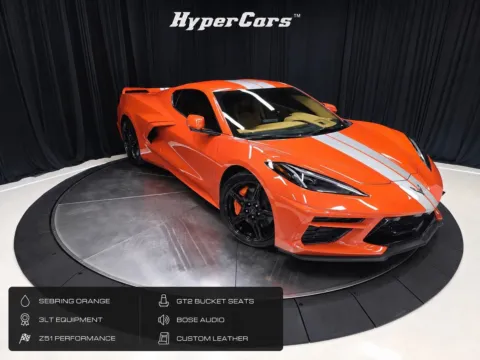 Orange 2020 Chevrolet Corvette Stingray for sale in New Albany, IN