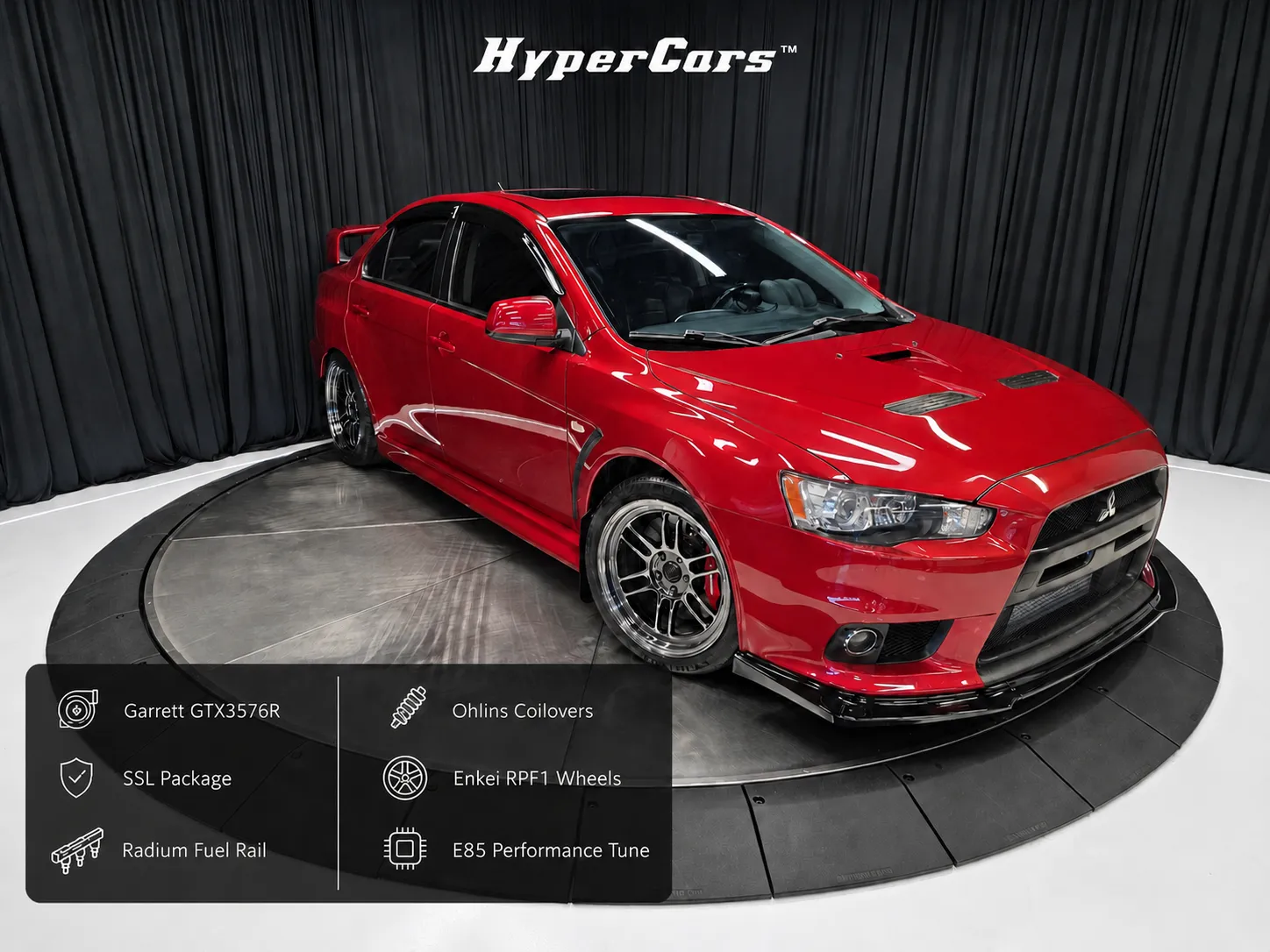 Red 2012 Mitsubishi Lancer Evolution GSR for sale in New Albany, IN