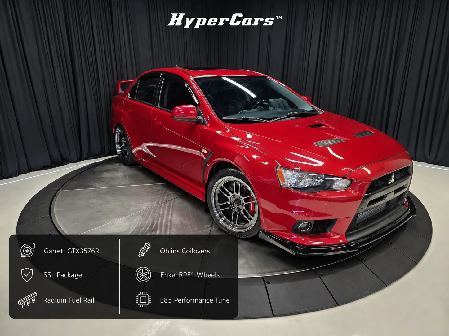 Red 2012 Mitsubishi Lancer Evolution GSR for sale in New Albany, IN