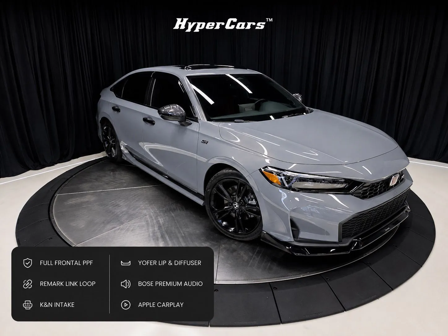 Gray 2025 Honda Civic Si Si w/Summer Tires for sale in New Albany, IN
