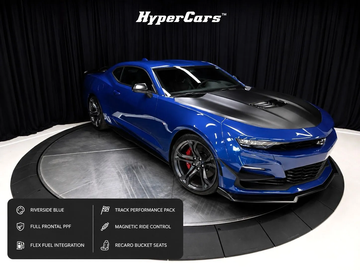 Blue 2023 Chevrolet Camaro SS for sale in New Albany, IN