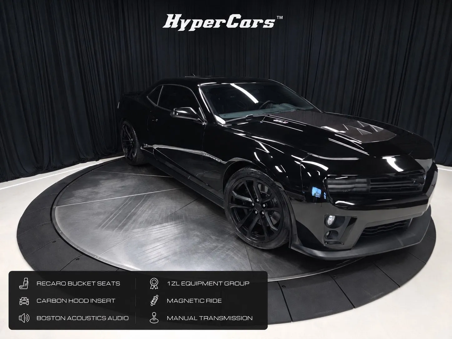 Black 2015 Chevrolet Camaro ZL1 for sale in New Albany, IN