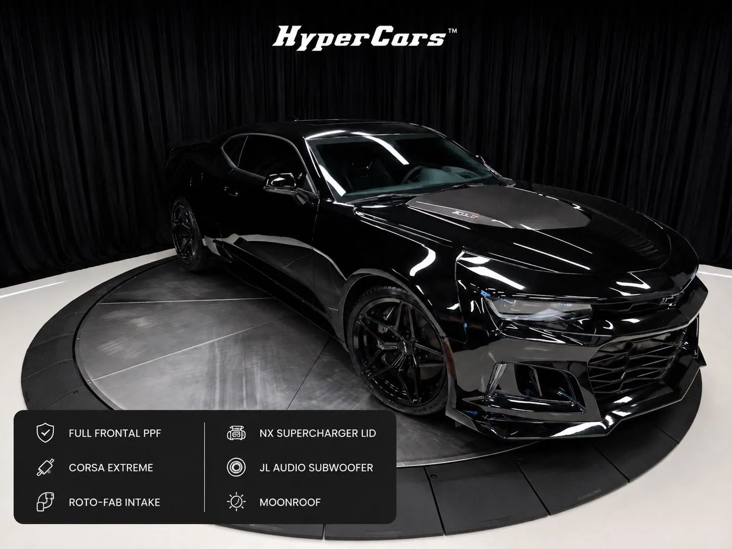 Black 2020 Chevrolet Camaro ZL1 for sale in New Albany, IN
