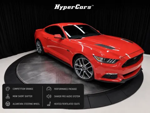 Orange 2015 Ford Mustang GT Premium for sale in New Albany, IN