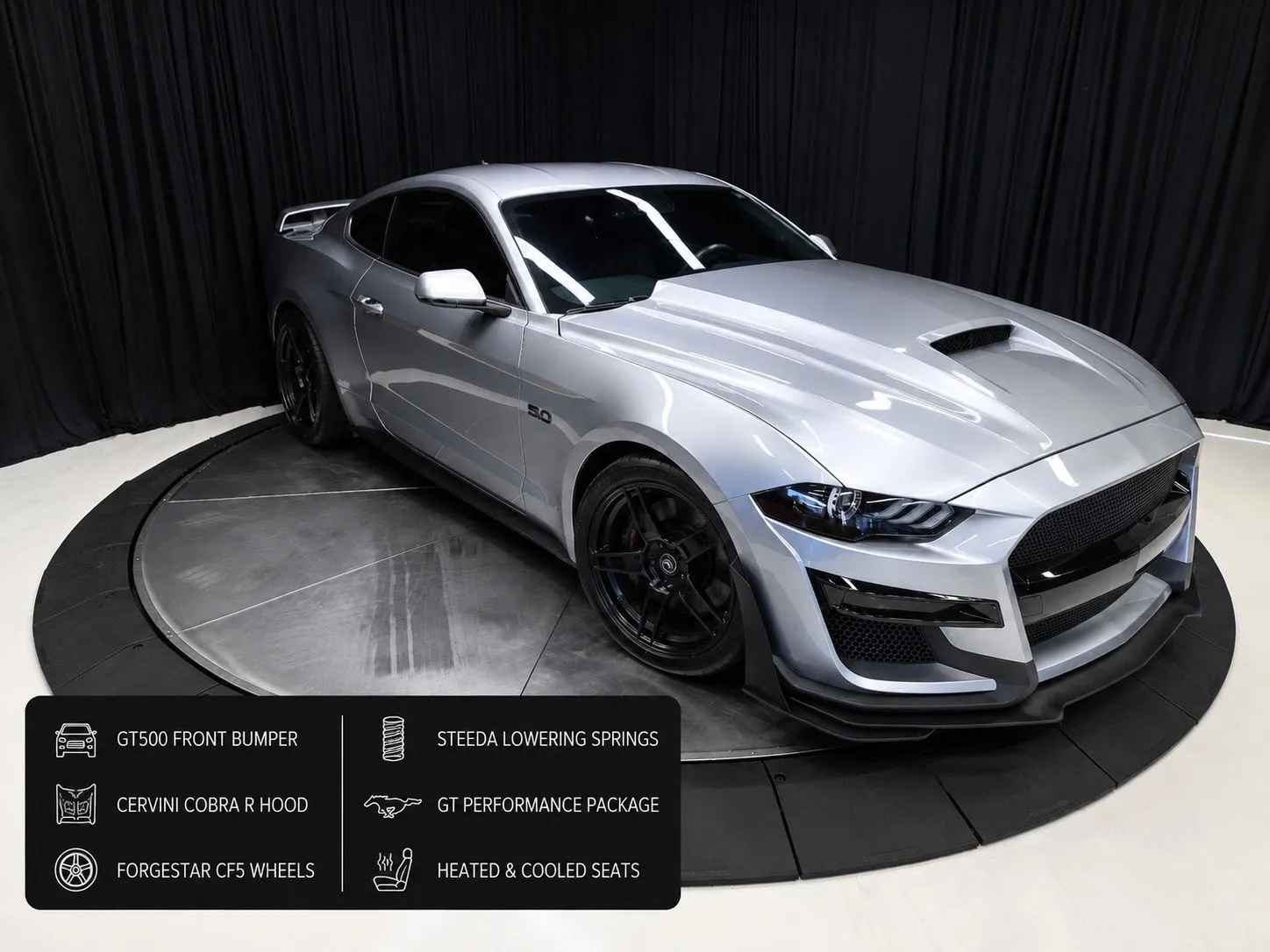 Silver 2020 Ford Mustang GT Premium for sale in New Albany, IN