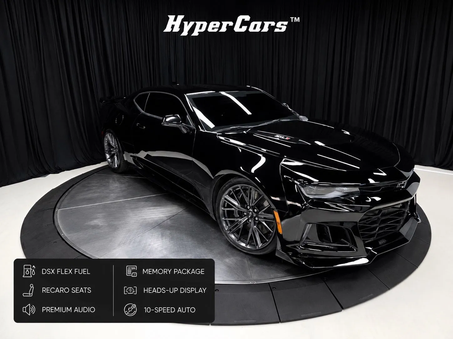 Black 2021 Chevrolet Camaro ZL1 for sale in New Albany, IN