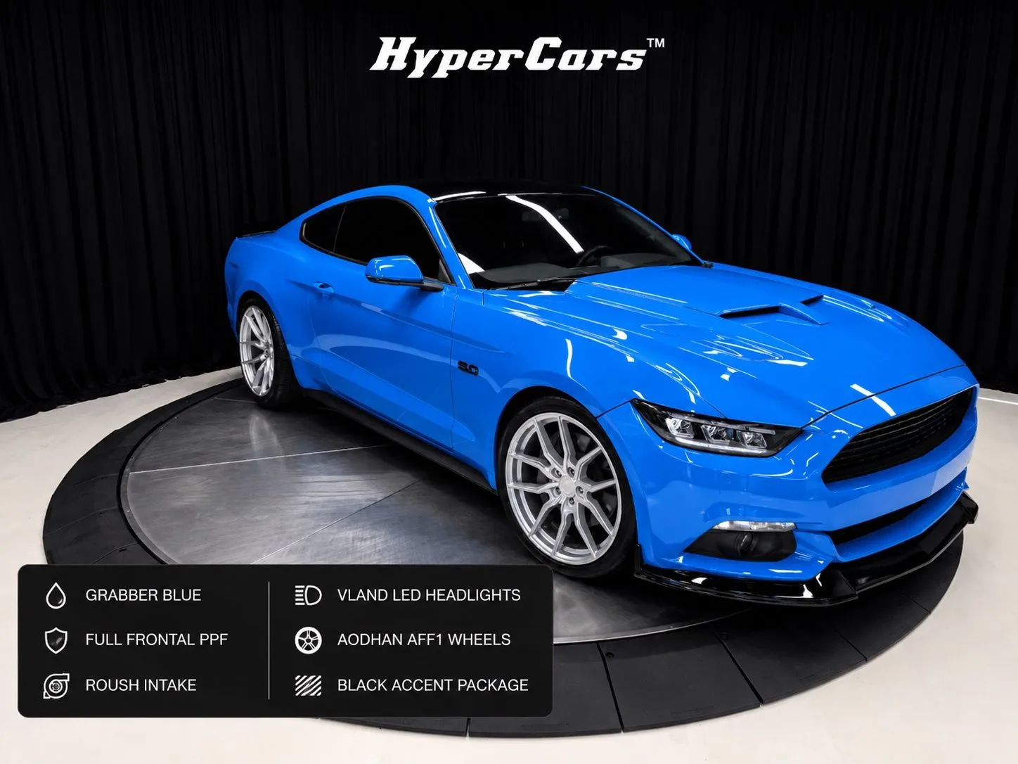 Blue 2017 Ford Mustang GT Premium for sale in New Albany, IN