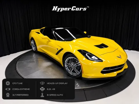 Yellow 2016 Chevrolet Corvette Stingray for sale in New Albany, IN