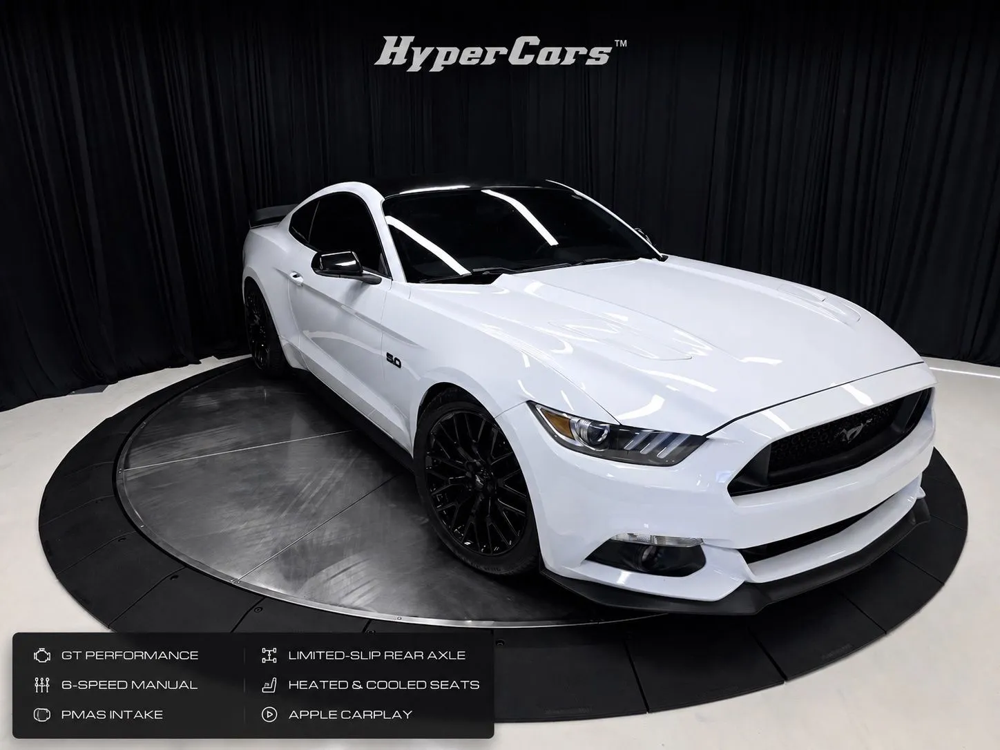 White 2017 Ford Mustang GT Premium for sale in New Albany, IN