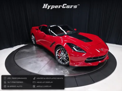 Red 2015 Chevrolet Corvette Stingray Z51 for sale in New Albany, IN