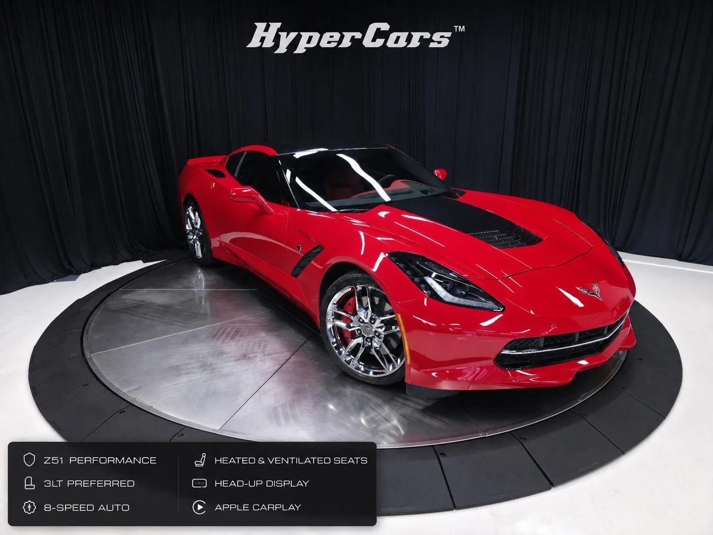 Red 2015 Chevrolet Corvette Stingray Z51 for sale in New Albany, IN