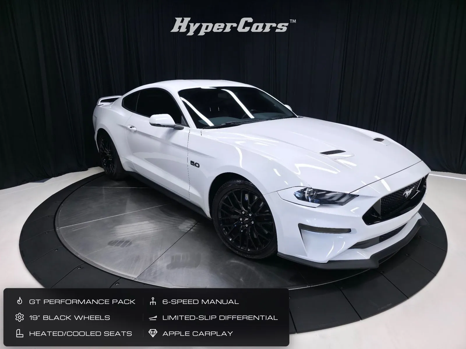 White 2018 Ford Mustang GT Premium for sale in New Albany, IN