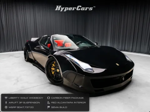 Black 2013 Ferrari 458 Spider for sale in New Albany, IN