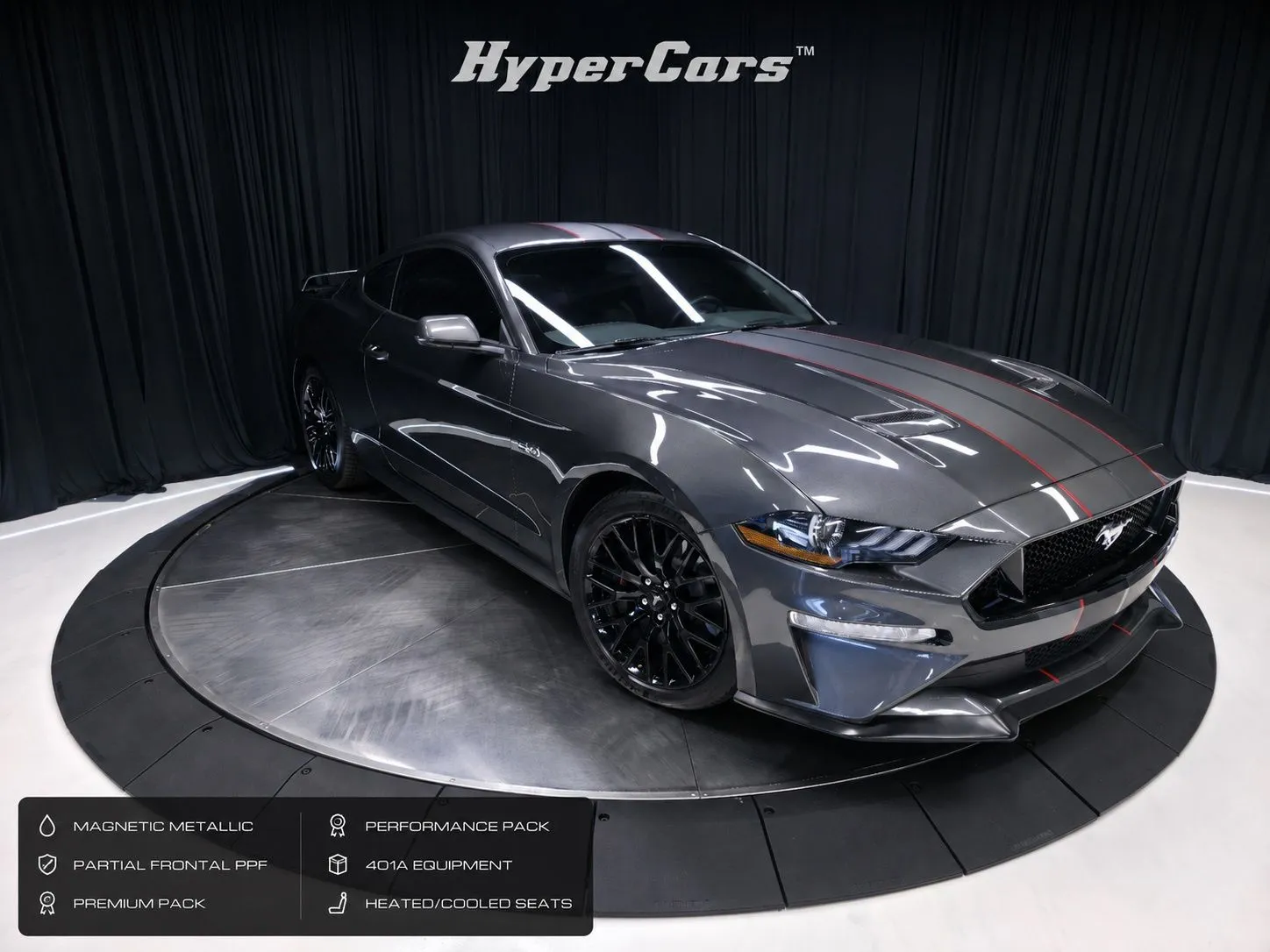 Gray 2019 Ford Mustang GT Premium for sale in New Albany, IN