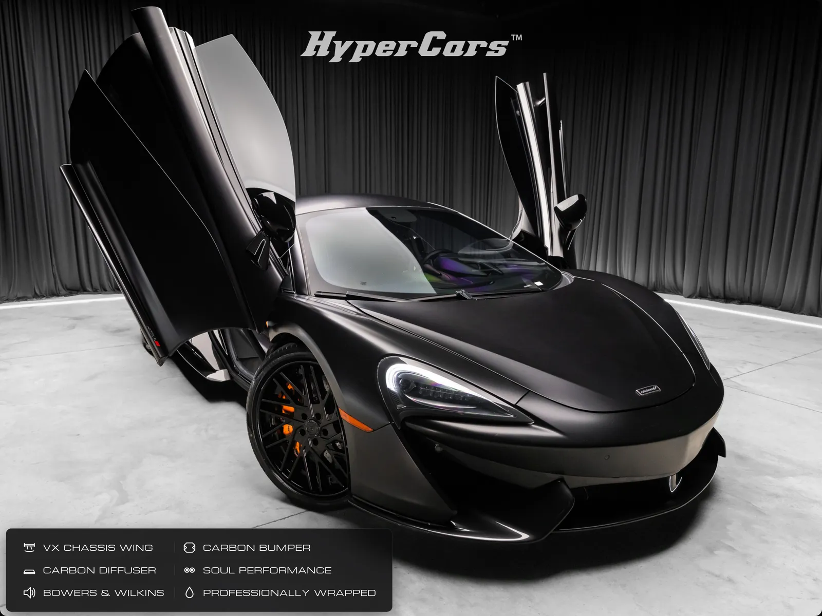 Black 2016 McLaren 570S for sale in New Albany, IN